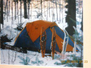 This tent is designed for winter camping, and cold temperatures. (Bob Patterson photo)