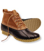 The L.L. Bean rubber bottom/leather top boot is a great choice for eastern deciduous forest hunting.