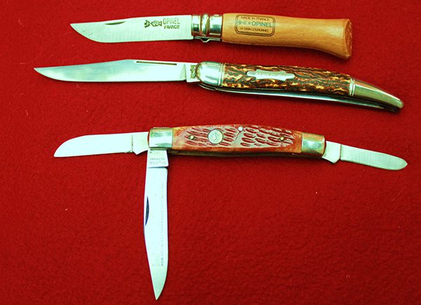 These knives would work well for small game hunting.