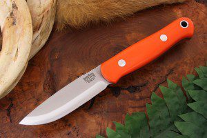 The Bark River Bushcrafter is a medium size, do-it-all bushcraft knife.