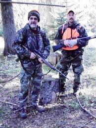 Me and my brother Mike Pantenburg all cammied up to go elk hunting. (Bob Patterson photo)