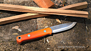 Always have a good knife along that can be used for processing firewood.