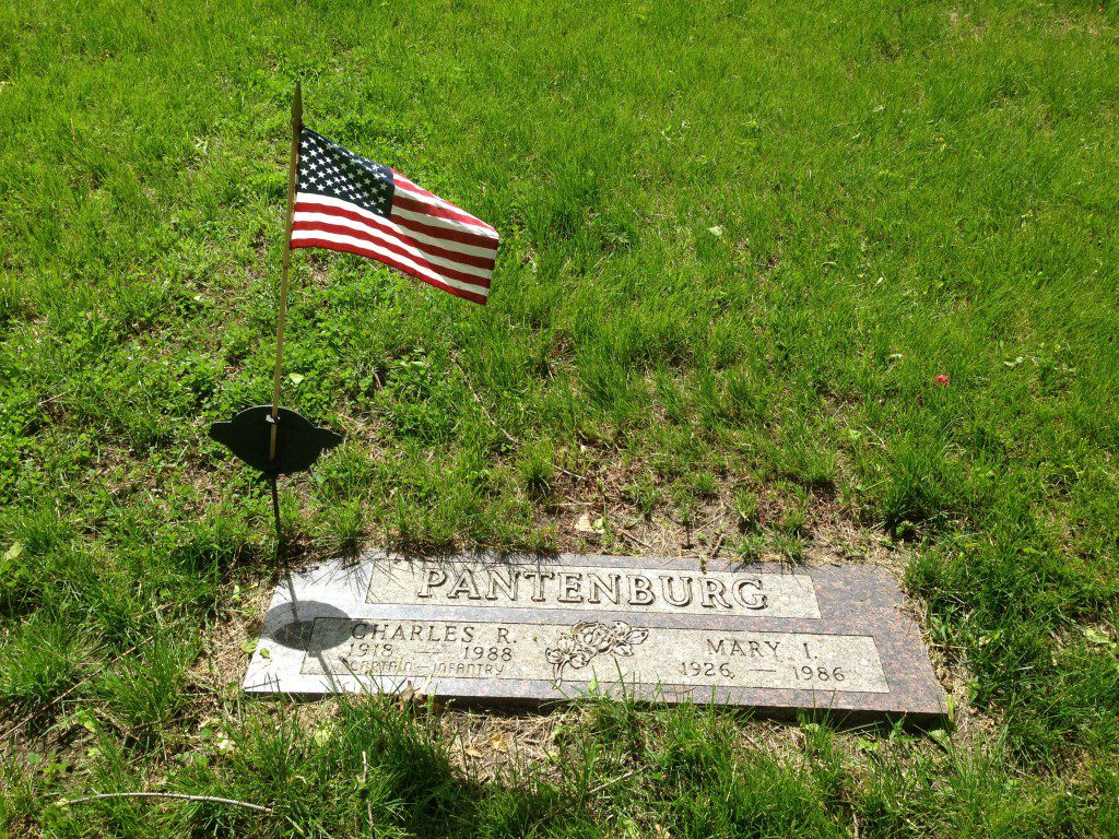 My dad and mom are buried nest to each other in the Ames, Iowa cemetery. (John Nerness photo)