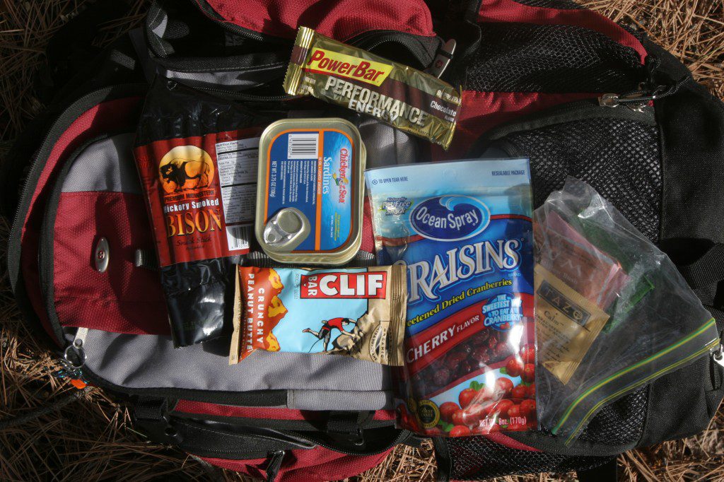 Lightweight trail food for backpacking