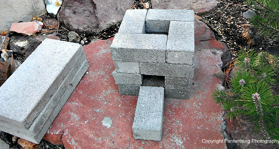 use concrete bricks to make rocket stove, concrete bricks, make brick rocket stove