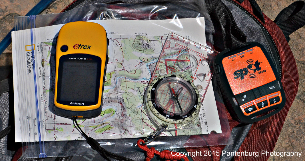 The SPOT Gen3 locater beacon should be accompanied by navigation gear.