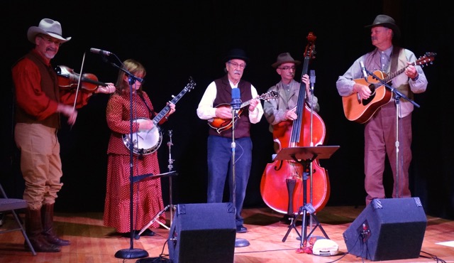 The Thorn Hollow String Band plays old time music at the High Desert Museum in Bend, Oregon.