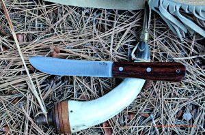The Bark River Mountain Man re-creates a classic knife design from the fur trade era.