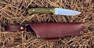 The L.T. Wright Rouge River is designed to be a do-it-all camp knife.