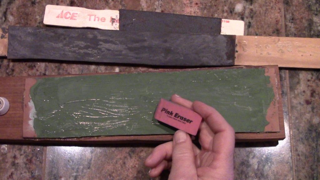 How to clean a knifesharpening strop