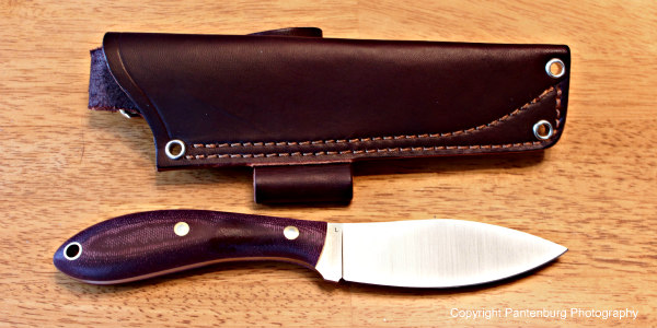L.T. Wright Large Hunter, Canadian style blade, skinning knife