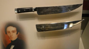 original Bowie knife, fighting knives