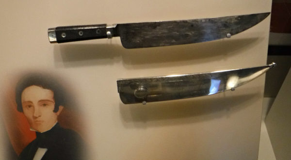 original Bowie knife, fighting knives