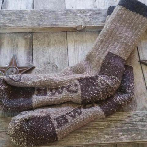 Buffalo wool trekker socks, best cold weather socks, keep feet warm